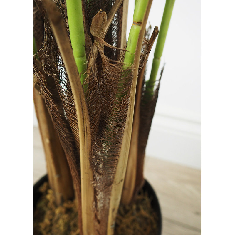 Faux palmier botanique au fini vert, H 59 po x l 48 po xP 48 po