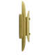 Filter 2 Light Steel Dimmable Flush Mounted Sconce