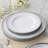 Noritake Silver Colonnade Dinner Plates, 10-1/2"