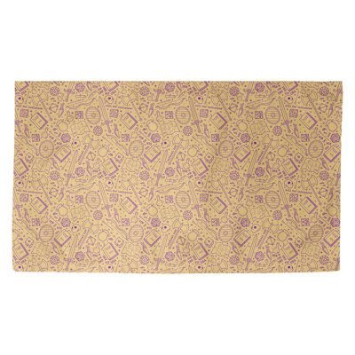 Tapis jaune/mauve rpg Avicia