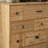 Retro solid wood carved drawer accent chest