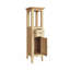 Claiborne Ash Assembled Tower Cabinet
