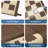Reversible Outdoor Area Rug, 8' x 10', Waterproof Woven Plastic Straw with Geometric Border, Lightweight & Easy-Clean Design for Patio, Deck, Balcony or Beach-1886453647-1886453640