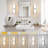 Fianna 15.7" Dimmable LED Flush Mounted Sconce Nickel Wall Sconces