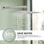 Complete Shower System With Rough-In Valve with 10 Inches Rain Shower Head-1331384889