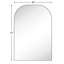Amell 72'' H X 48'' W Black Metal Arched Floor Mirror for Entryway, Bathroom, or Living Room