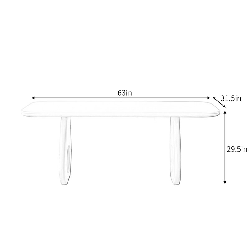 Fondura, H 29,5 po x L 63 po x l 31,5 po