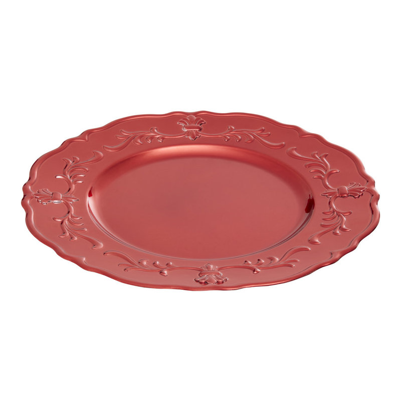 Geise Solid Colour Charger, Red