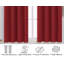 Jeffro Pair Eyelet Blackout Curtains-474390629-474390655