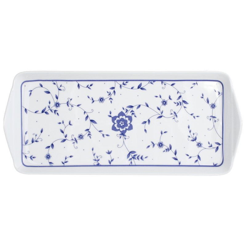 Rectangular cake platter 34.5 x 14.5cm