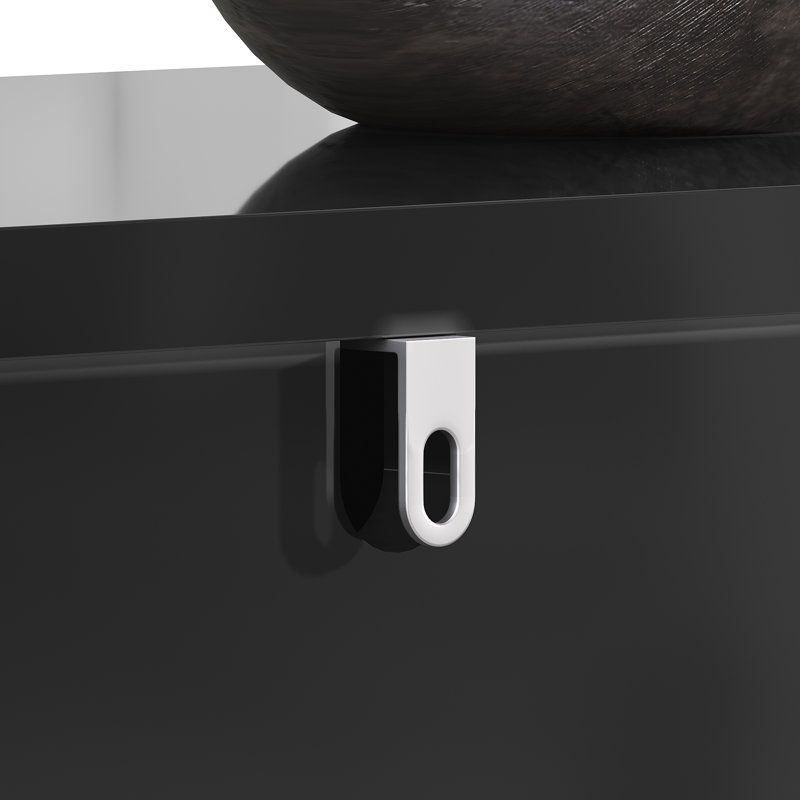 152cm Sideboard, Black
