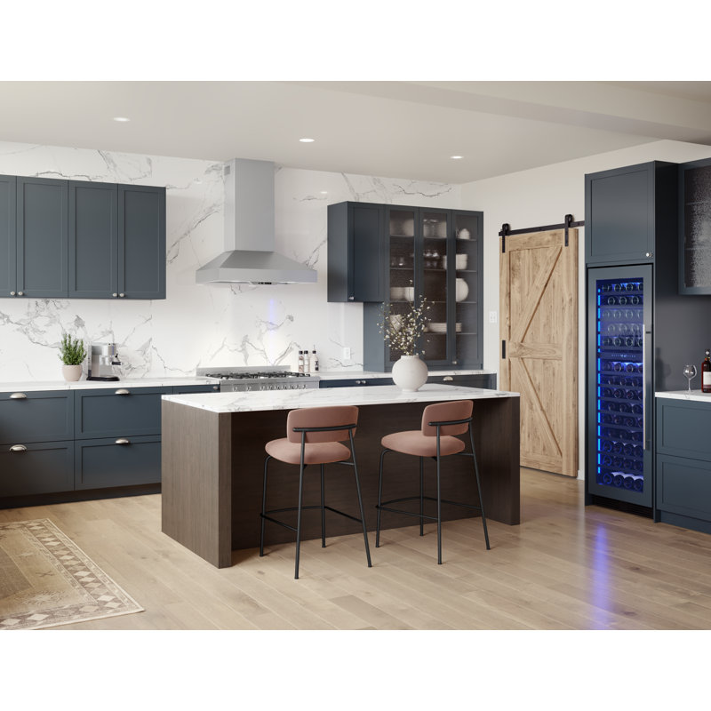 Core Zephyr Podesta 30 in. 600 CFM Wall Mount Range Hood With LED Lights In Stainless Steel