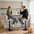 Swivel Adjustable Height Bar Stools, Leather Upholstered Counter Stools, Modern Pub Stool-246650744-267859241