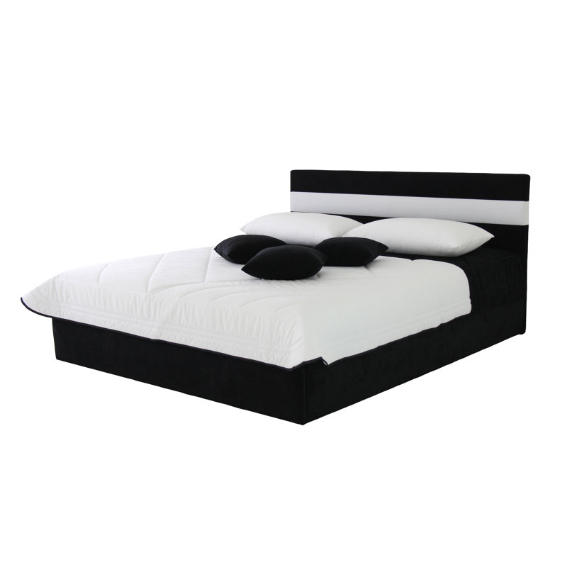 Darla 5 Piece Pillow Set, Black/White