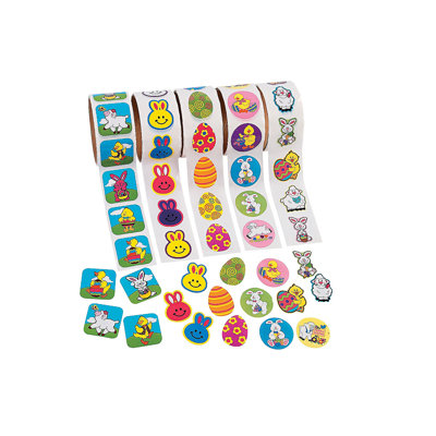 Iuka Paper Easter Stickers