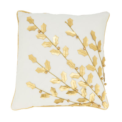 Cotton Throw Square Pillow Cover & Insert