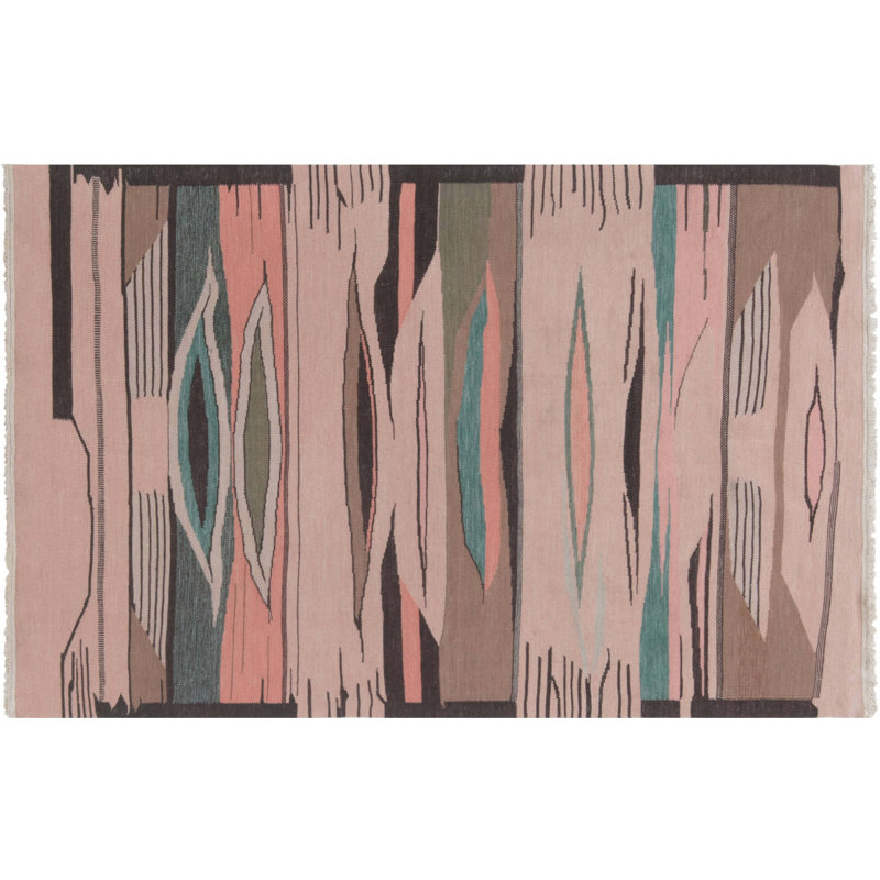 One-of-a-Kind Rectangle 4' X 6' Flatweave Area Rug