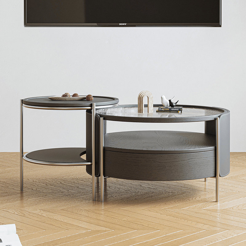 Table basse ronde moderne et simple