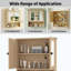 Armoire à pharmacie murale 23 "avec tablette réglable et porte miroir, armoire de rangement pour la cuisine, la buanderie ou le vestibule