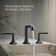 Occasion Sink with Straight Design Single Hole Faucet Bathroom Faucet with Drain Assembly