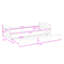 Lit plateforme simple avec lit gigogne simple, tête et pied de lit-872939747