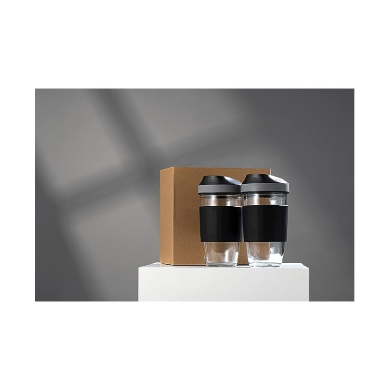 16,2 oz. Tasse de voyage en verre
