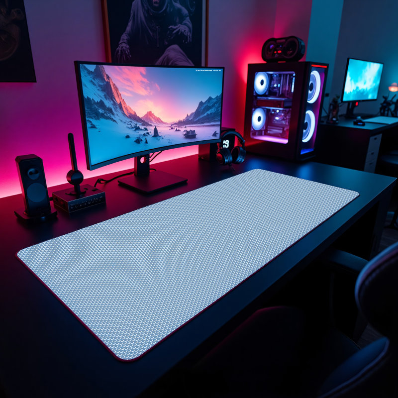 Polyester Desk Pad, 31.5x15.5