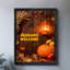 Reproduction d'art encadré noir d'automne rétro WELcom-262845191