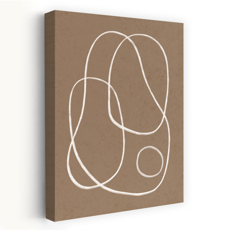Minimalist Line Composition 02 by Little Dean - Wrapped Canvas Print, 45.72 cm H x 30.48 cm W