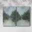 «Marsh Morning Fog I», toile tendue avec châssis - Prêt à accrocher-108966030