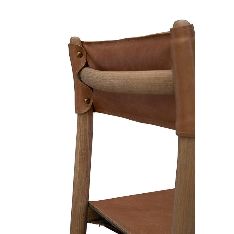 Solid Wood Dining Chair, Brown