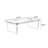 Nut-brown Black Solid Wood Rectangular Coffee Table-1070386191-1070386188