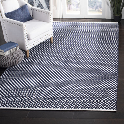 Alpizar Flat Weave Cotton Geometric Rug