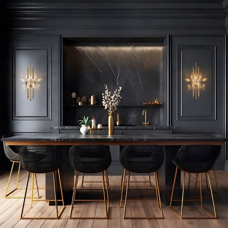 Grigor 1-Light Brass Wall Sconce