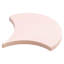 Highwater 5" Fish Scale Polished Ceramic Tile-813553266
