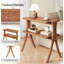 Table d'appoint 25,2 po Noyer