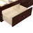 Solid Wood Platform Storage Bed-1304148861