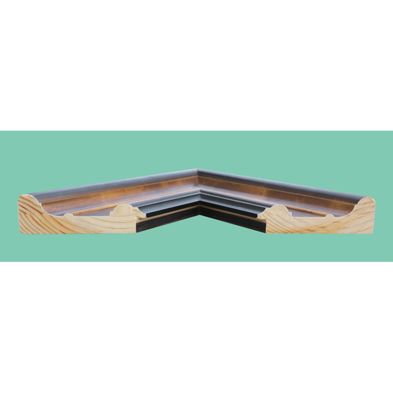 Ukiah Solid Wood Flat Wall Mirror, 28.75" H x 24.75" W