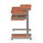 Techni Mobili Complete Computer Workstation Desk, Woodgrain, With Moisture-Resistant Veneer And Scratch-Resistant Steel Legs-558424458