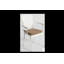 Ensemble de table bistro 3 pièces en aluminium et 2 chaises avec coussins de siège-316254699