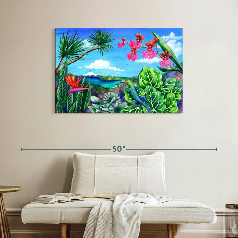 Brampt Lizard Latitudes, 26" H x 39" W