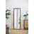 Full Length Mirror With Metal Beaded Frame, Ideal For Bedroom And Living Room Decoration And Space Enhancement.