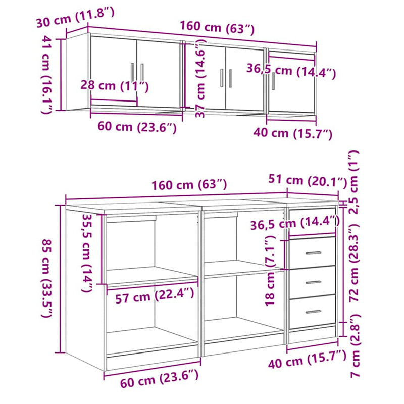 Basic Storage System, White