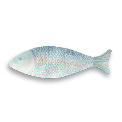 Plateau en mélamine corail de poisson figuratif Francisco