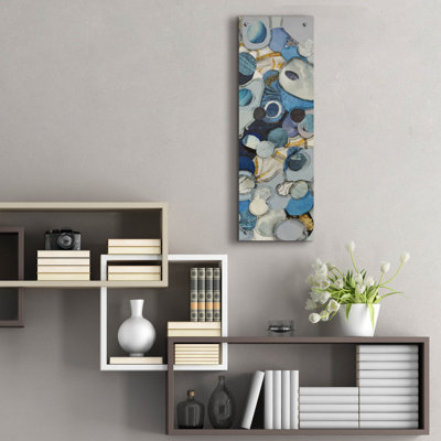 'Newport Harbor 2' by Coco Good Acrylic Glass Wall Art, 12" x 36"