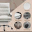 Fauteuil de massage avec fonction chauffante, inclinable et repose-pieds extensible pour un confort ultime.-354000459