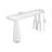 Nut-brown Straight Solid Wood Bar Table