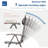 Patio Folding Chairs Set Of 2,Padded Textilene Fabric Seat, Chair