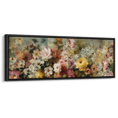 Impression romantique sur jardin romantique pour chambre ou salon