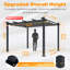 Pergola en aluminium avec auvent-86830660-87891112